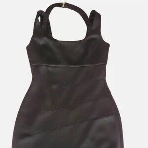 Guess Phoebe Scuba Halter LBD